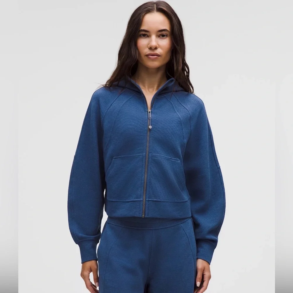 Lululemon Scuba Oversized Full-Zip Hoodie Waffle - Picture 1 of 8